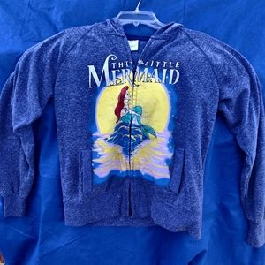 Disney Parks Little Mermaid Full Zip Hoodie
